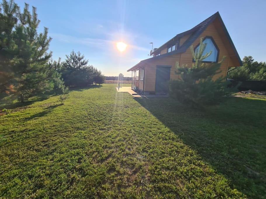 Dom Male Mazury Villa Drozdowo ภายนอก รูปภาพ