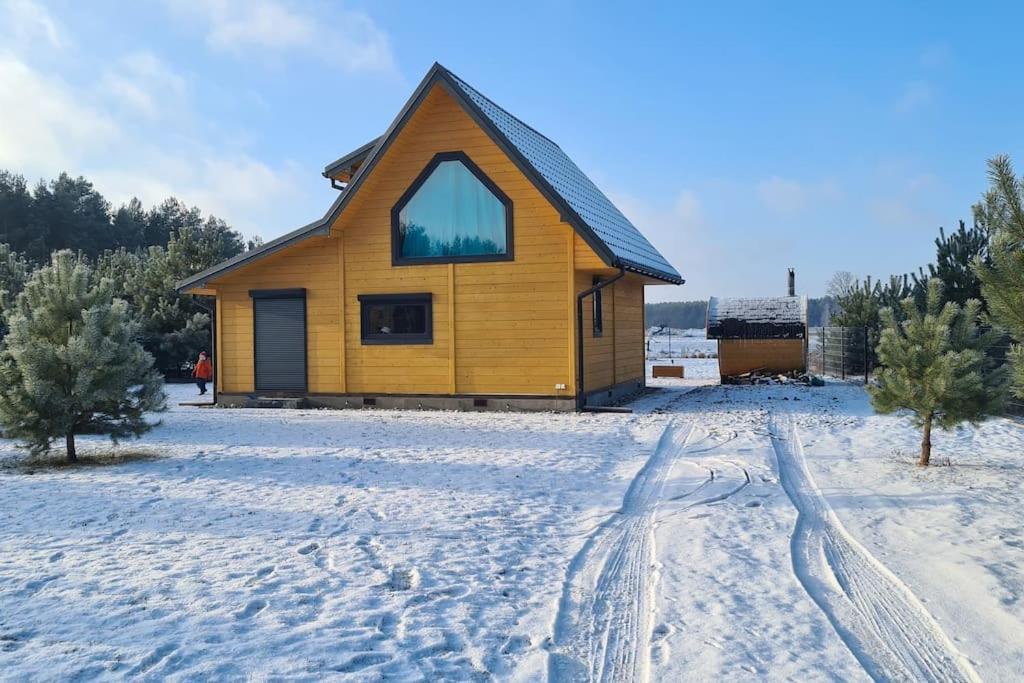 Dom Male Mazury Villa Drozdowo ภายนอก รูปภาพ